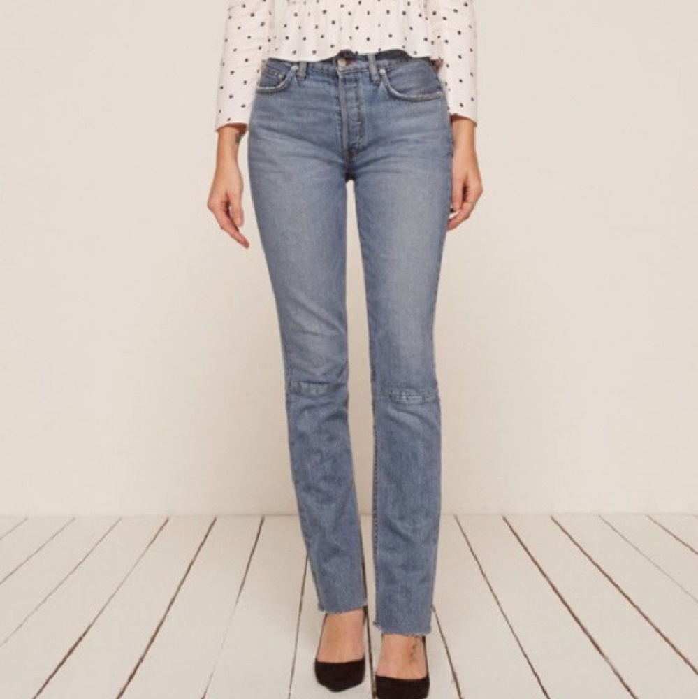 Reformation Straight Jeans